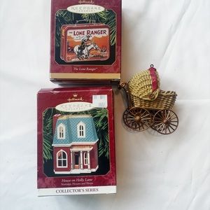 Vintage Hallmark Keepsake Ornaments bundle includes Lone Ranger